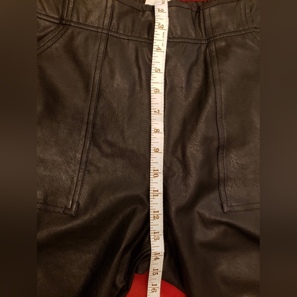 Vegan Leather Joggers - Picture 6 of 7